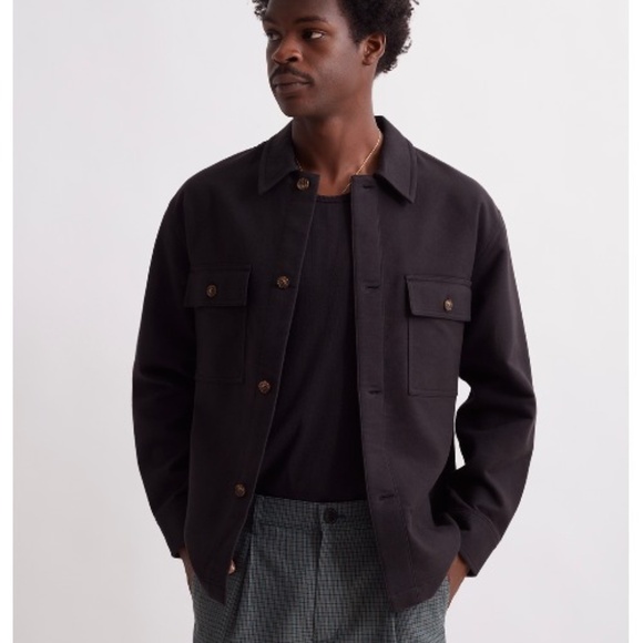 Driessen Overshirt (Black) - Picture 1 of 4
